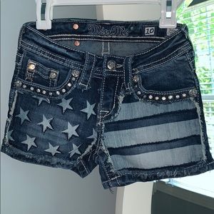 GIRLS MISS ME AMERICA SHORTS (JK5844H) - NWOT